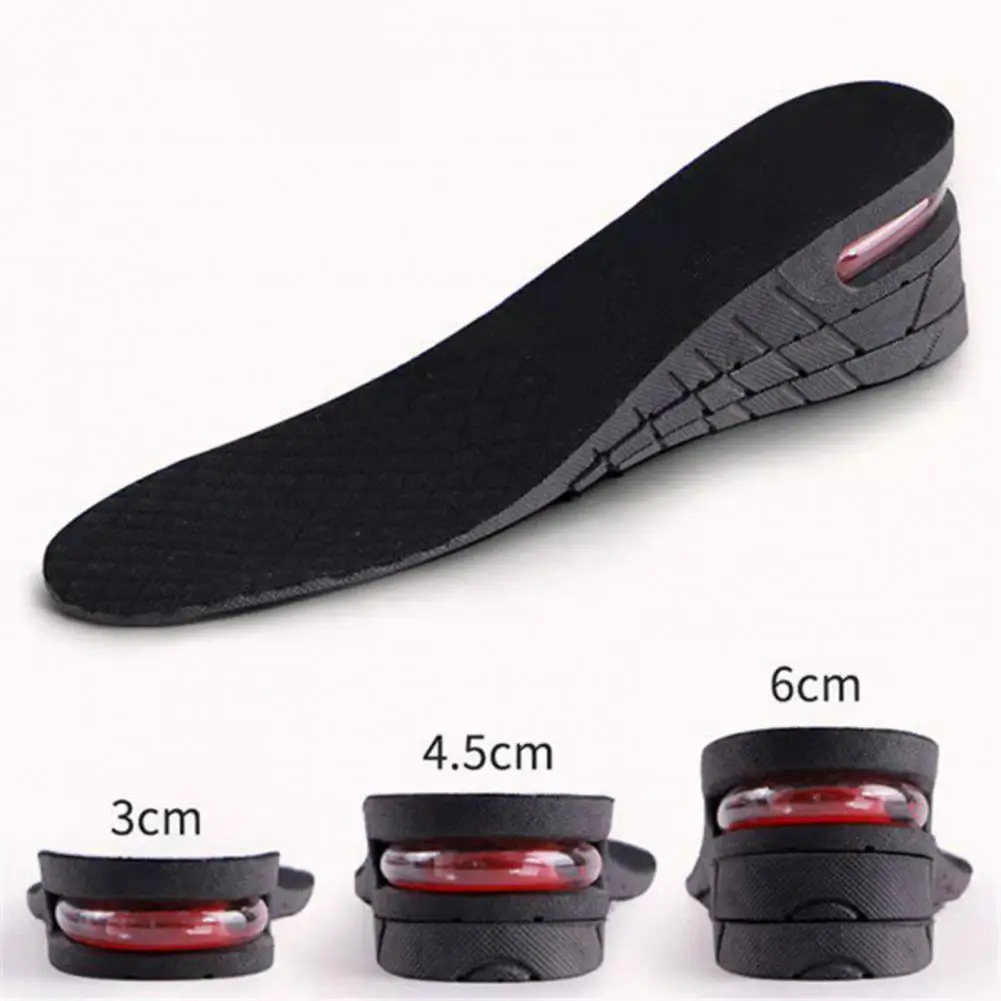 

1 Pair Shoe Insole Breathable Removable Make You Taller Height Increasing Air Cushion Shoe Insole Heel Insert for Men Women