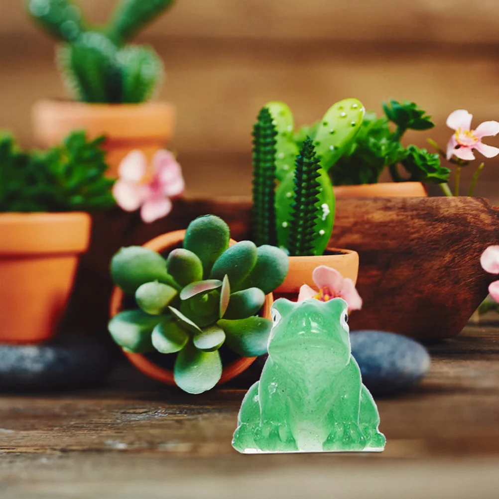 

25Pcs Resin Frog Ornament Mini Cute Garden Decoration Small Frog Statue Outdoor Home Bonsai Planter Decor Miniatures