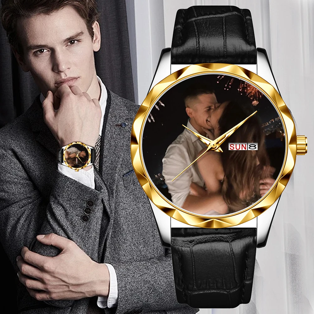 Мужские часы на заказ с функцией недели календаря