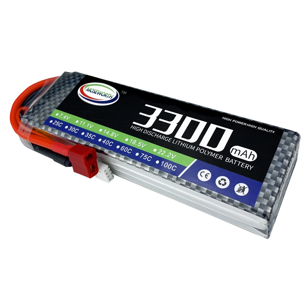 EU Stock On Sale 3S 11.1v 3300mah 30C 40C 60C Lipo Battery with T/XT60 Tamiya  XT90 Plug for FPV RC DroneRC Toy Car Boats