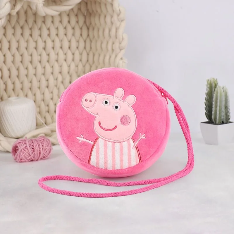 Portfelik Mini Peppa Pig George na Monety Kieszonkowy Portfel dla Dzieci Zabawki Prezent Portfel z Kreskówką Prezent na Boże Narodzenie dla Dzieci