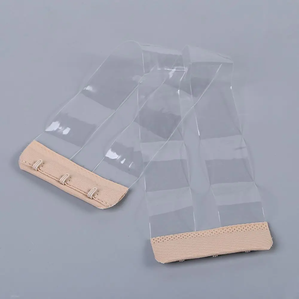 

Useful Adjustable Women Solid Color 3 Hooks Bra Accessories Extension Buckle Transparent Bra Extender Bra Buckle