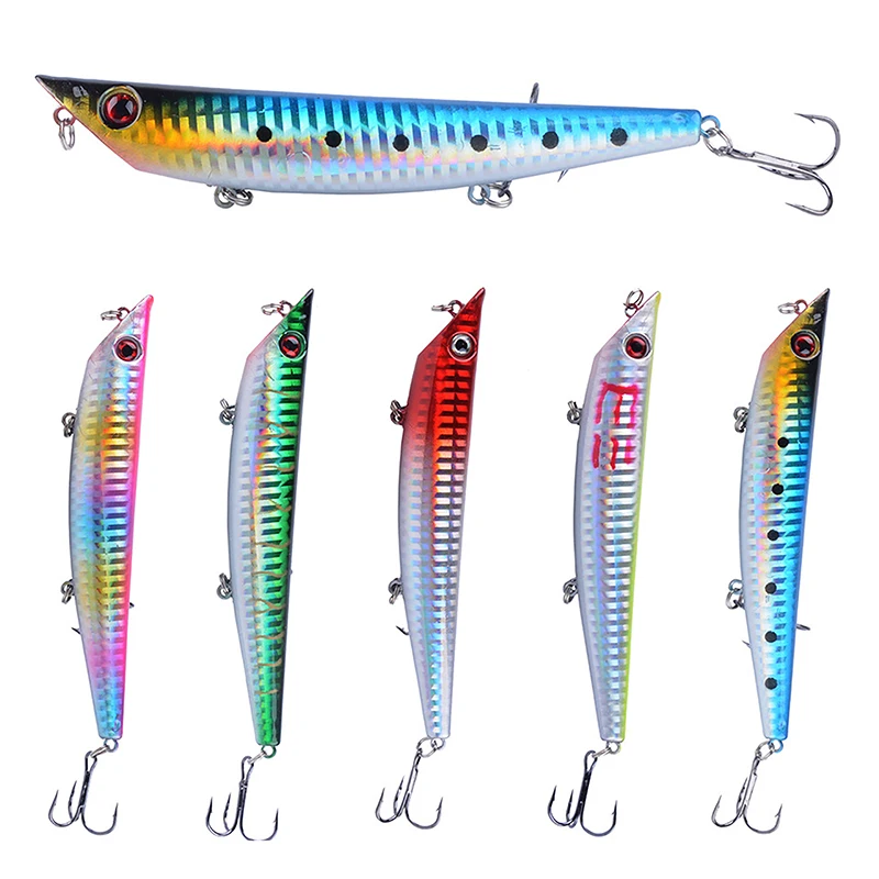 Artificial Bait 3d Eyes Fish Floating Crankbait Floating Minnow Fishing Lure/Tackle/Wobblers Sea