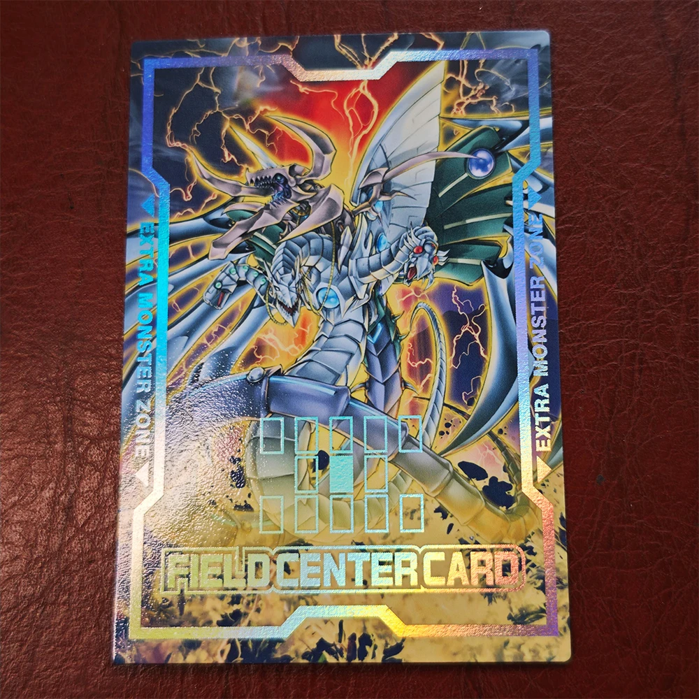 Yu-Gi-Oh DIY Blue Eyes White Dragon Diabellstar the Black Witch Ash Blossom Collectible Cards Textured Refraction Rainbow Flash