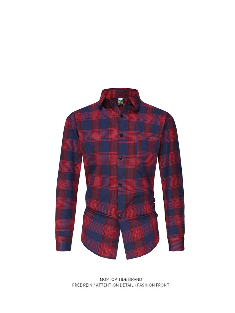 

Модная весенне-осенняя клетчатая рубашка в стиле Harajuku для студентов, универсальная верхняя одежда из полиэстера, без бренда, зарегистрированная торговая марка.