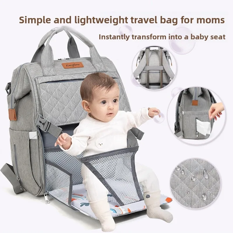 

Сумка для мамы большой емкости, сумка для беременных, новая модная, экспортного качества, USB, удобная, минималистичная, легкая, дорожная сумка для мамы