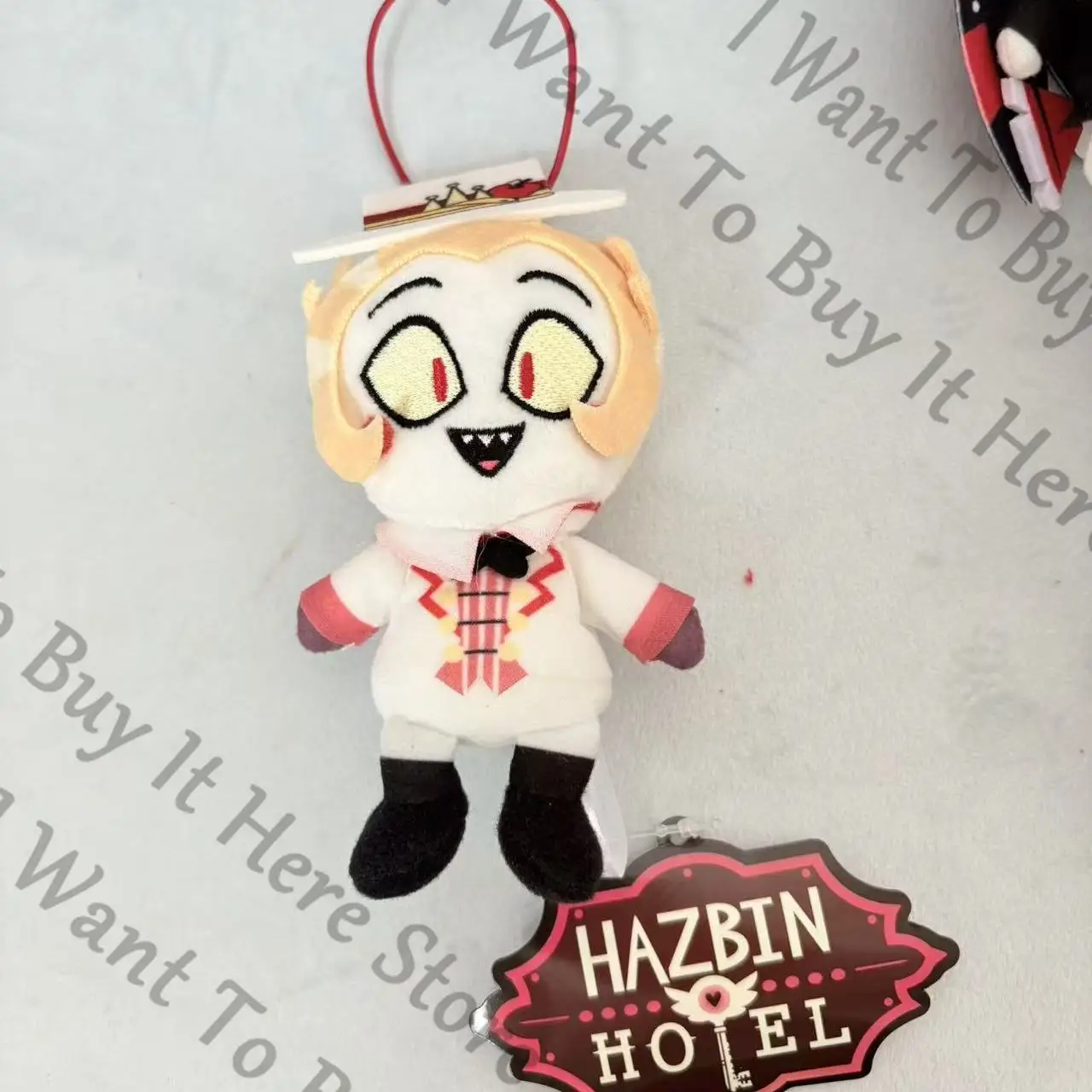 Genuine Anime Hazbin Hotel Angel Dust Lucifer Morningstar Husk Niffty Sir Pentious Charlie Vaggie Cosplay Fluffy Maumet Puppet view 2