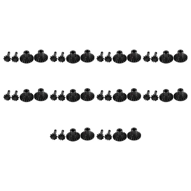 10x rc carro peça de reposição atualização metal dianteiro & traseiro eixo engrenagem conjunto engrenagem condução para wpl b1 b14 c14 c24 perfeitamente