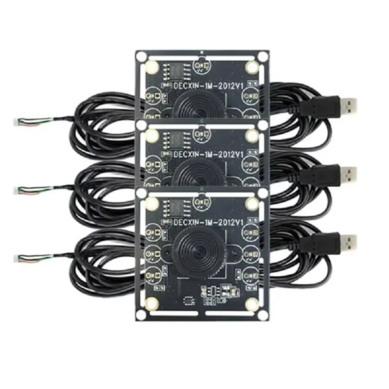 

AT02-New 3PCS 100 Degree Camera Module 1MP OV9732 1280X720 USB Free Driver Manual Focus With 3+2 Meter Cable For Winxp/7/8/10