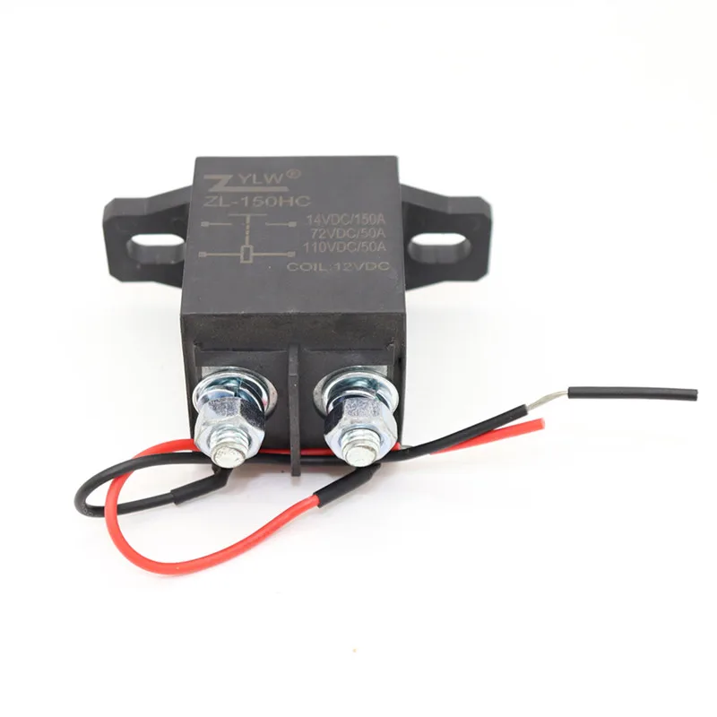 Automotive New Energy Start Long Time Relay Arc Extinguishing Dc Contactor With Strong Magnetic Field 150A12V24V48V72V