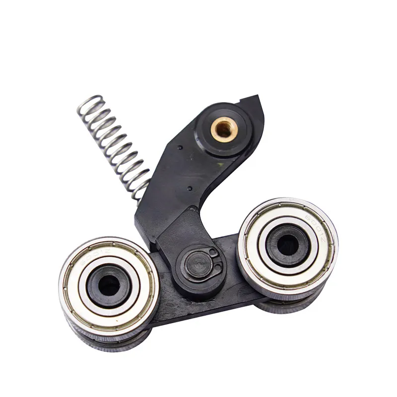 Folder Gluer Machine Spare Parts Press Paper Wheel Support Bracket Bearing Assembly For Box Gluing Equipment