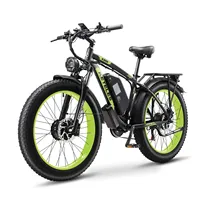 KETELES K800 Electric Bike 2000W Powerful Dual Motor 48V 23AH Battery 26*4.0 Fat Tire Bicycle Hydraulic Brake Mountain Ebike