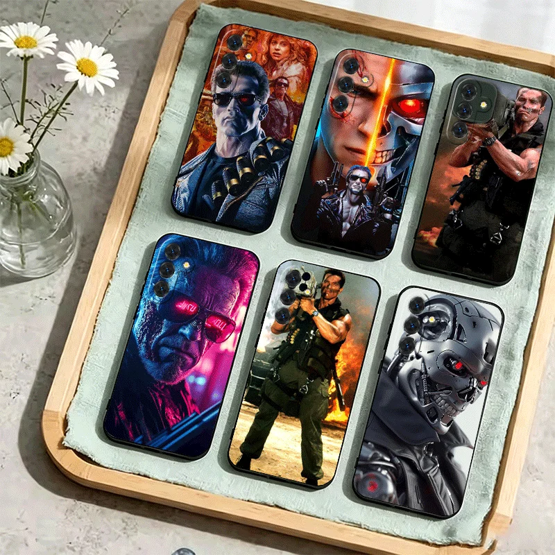 Funda de teléfono Terminator Arnold Schwarzenegger para Samsung Galaxy A17 A16 A15 A14 A13 A57 A56 A55 A54 A53 A37 A36 A35 A34 A33 A27 A