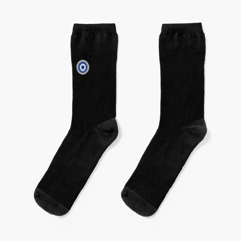 Nazar Eye Symbol Nazar Charm Nazar Boncuk Spiritual Socks Wholesale cool hiphop Socks Male Women's