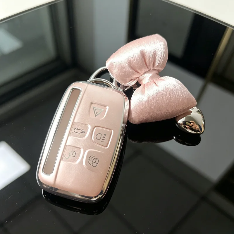 Remote Car Key Case for Land Rover Range Rover Sport Evoque Freelander Velar Discovery 4 Jaguar XE XJ XF Guitar Smart Key Cover view 4