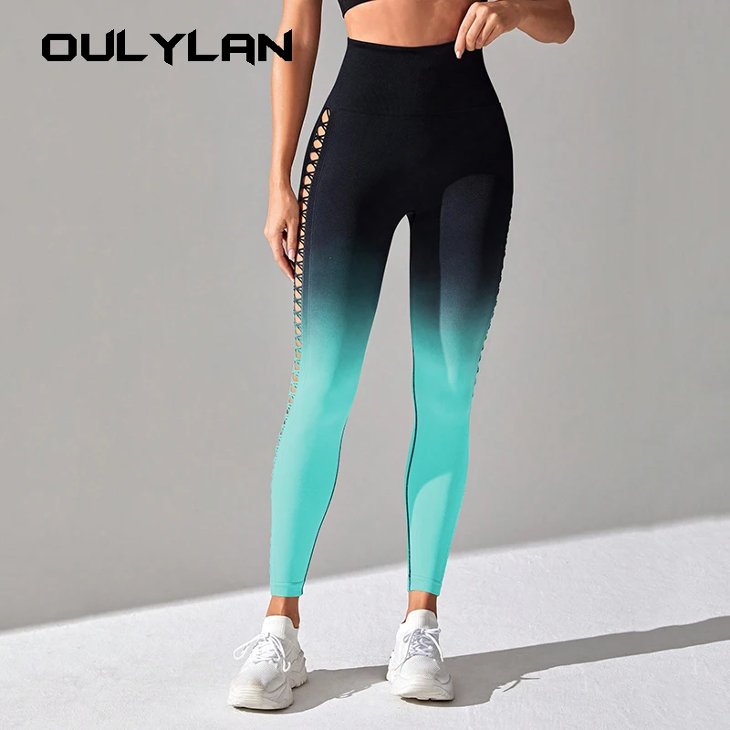 

New Tie Dye Yoga Pants Sport Leggings Women Seamless High Waist Push Up Woman Tights Fitness Workout Leggins Gym Clothin