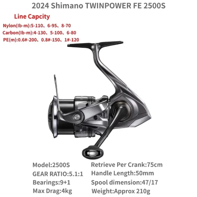 2024 SHIMANO Twin Power TWINPOWER FE Saltwater Spinning Fishing