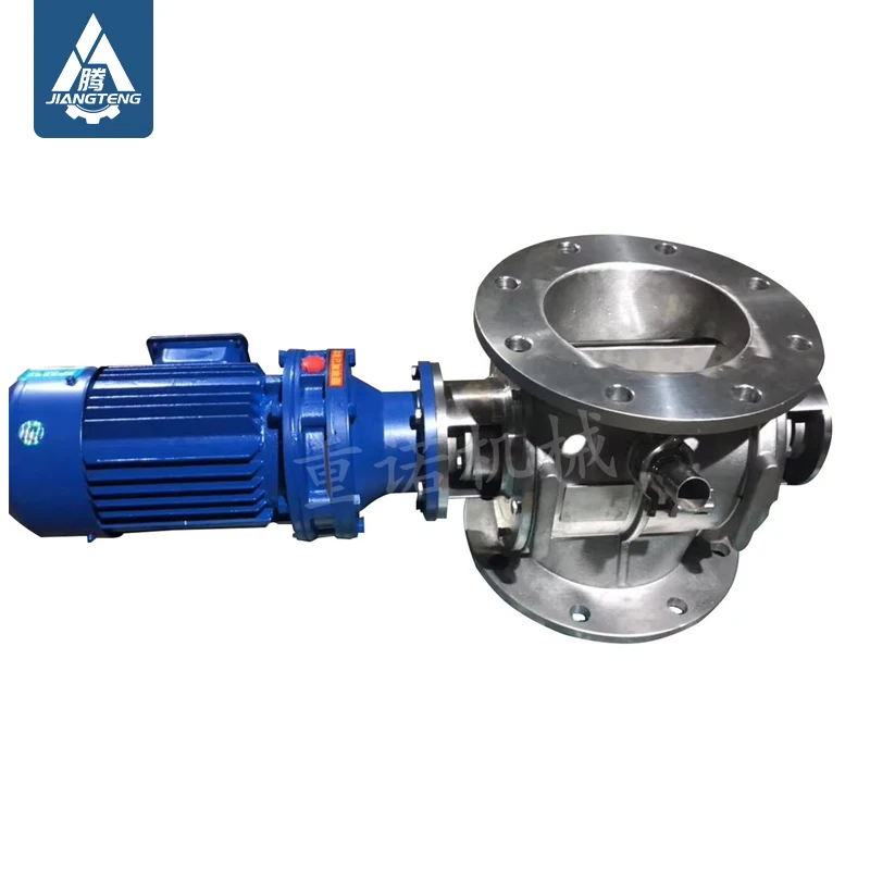 High Wear-Resistant Carbon Steel Rotary Ash Discharge Valve Star-Shaped Unloader for Manufacturing PlantUse Rotary Airlock Valve