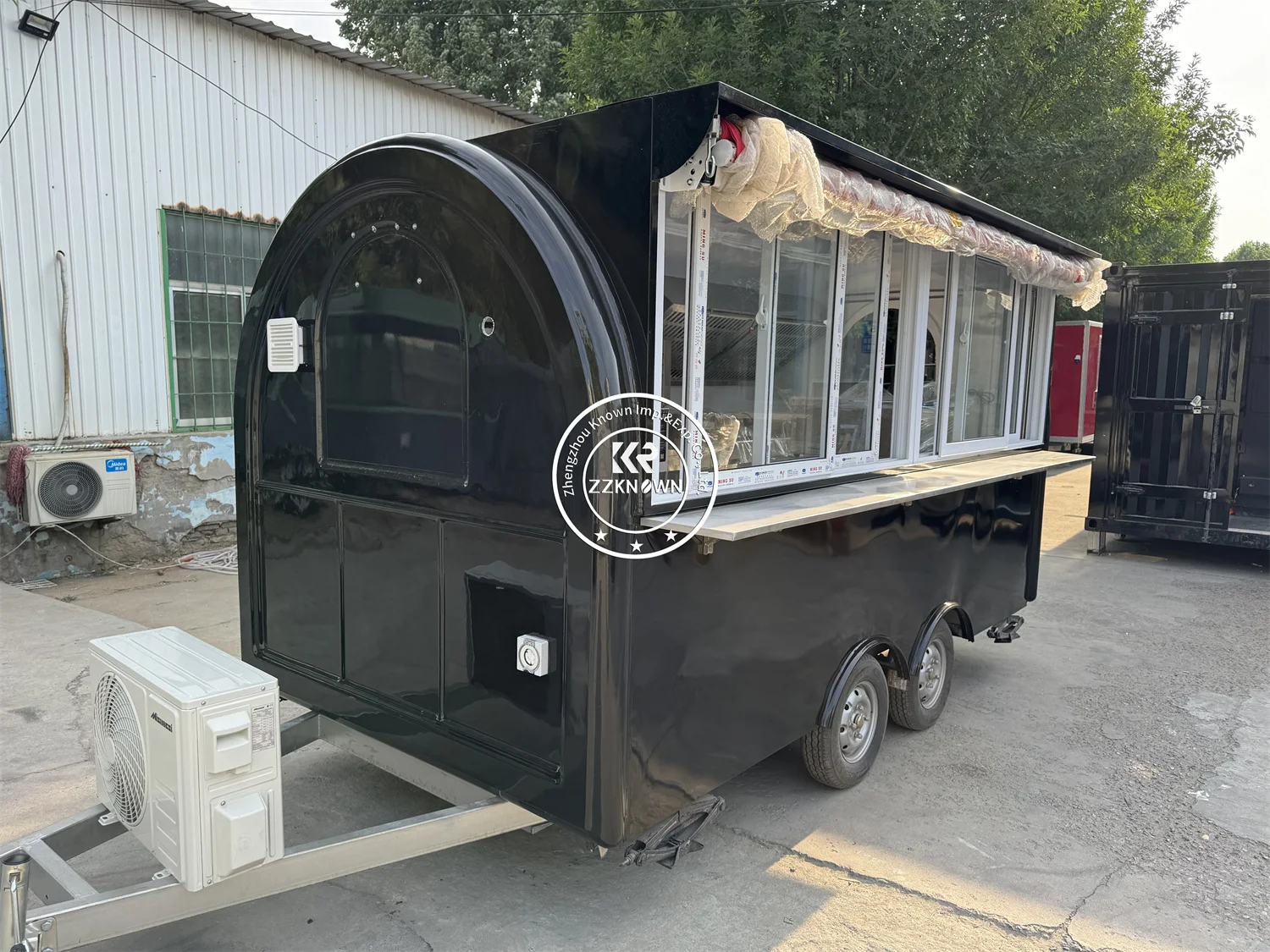 

USA Mobile Kitchen Food Trailer BBQ Ice Cream Display Cart Catering Van Remolques Food Truck with Full Kitchen for Sale