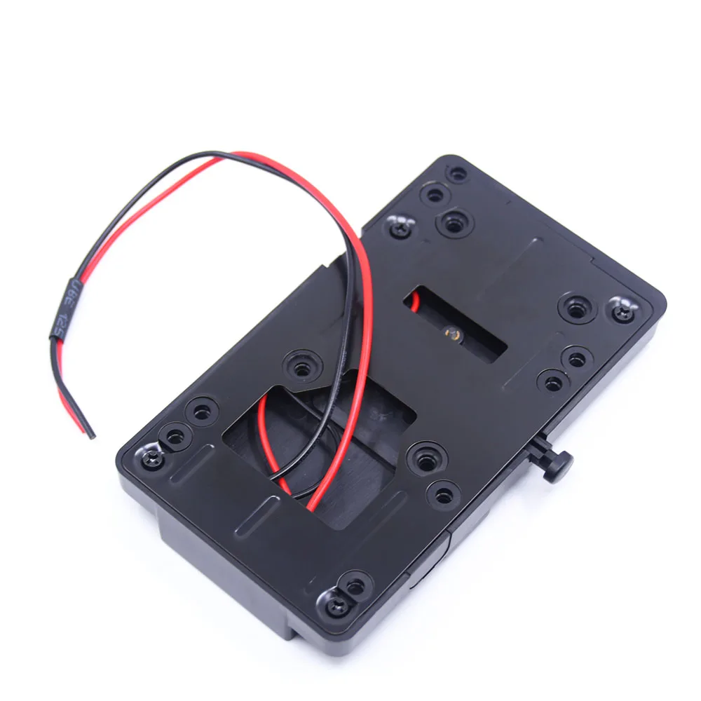 V-mount V-lock Battery Plate Adapter with D-Tap DIY Output for Lighting DSLR Camera LED Panel Power Supply