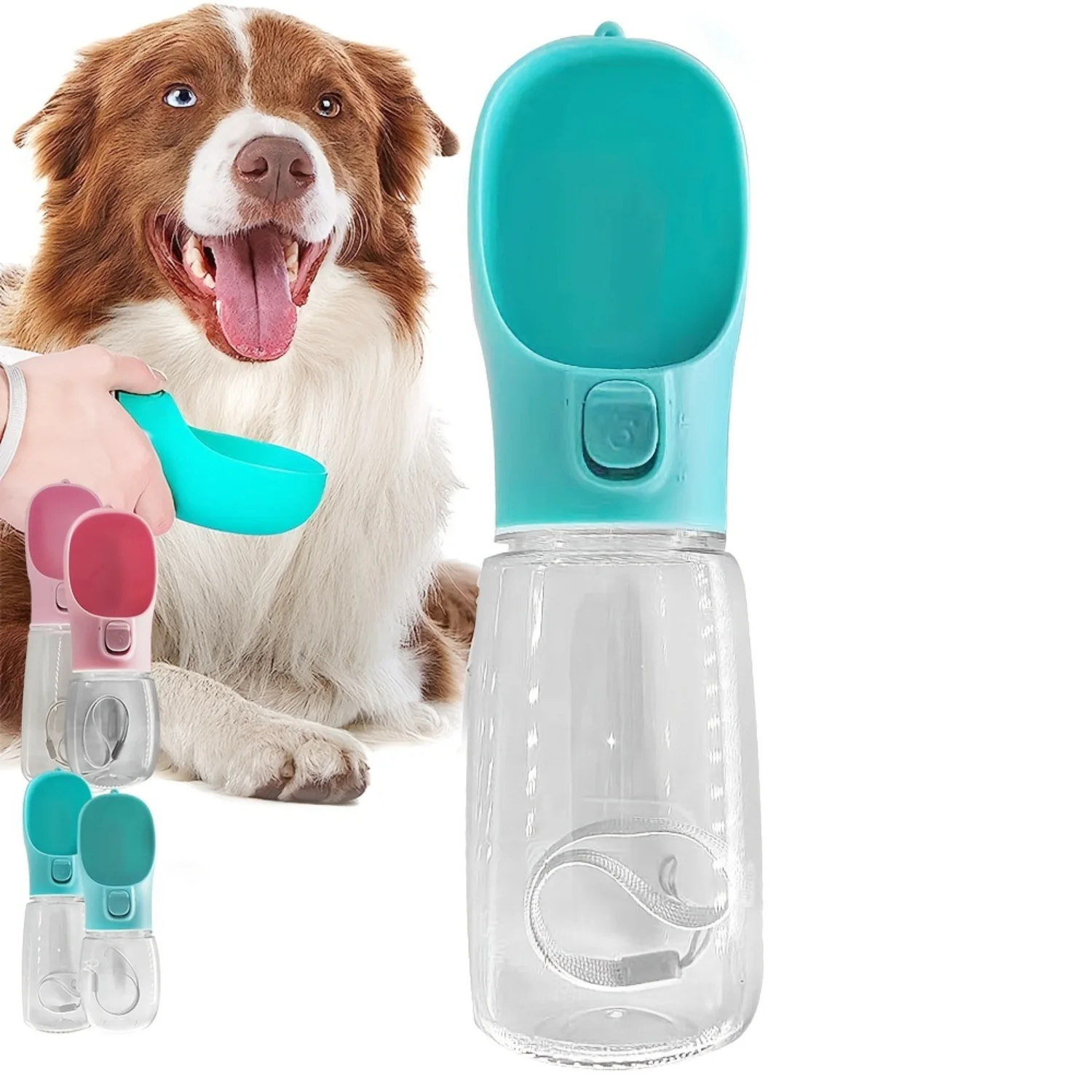 Portable Dog Water Dispenser for Walking and Travel - Keep Your Pet Hydrated On-The-Go Pet food scooper Collapsible dog bowl Dog