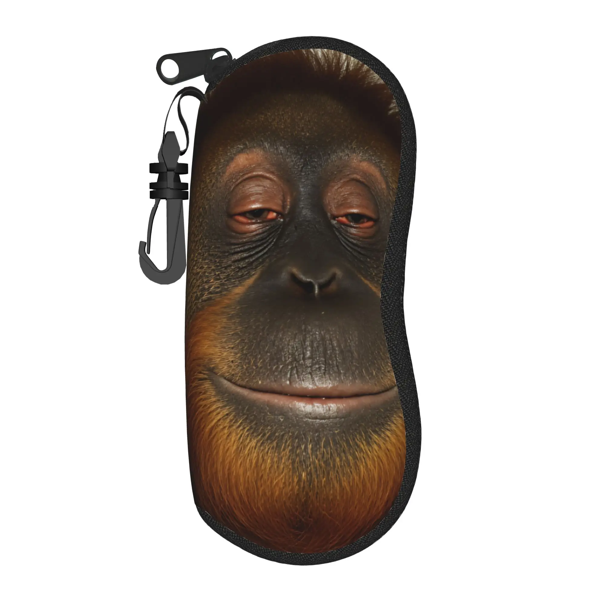 Baby Gorilla Face Funny Glasses Case Cover  Original Sunglasses Pouch Men Women Daily Glasses Box Soft Eyewear Storage - view 2