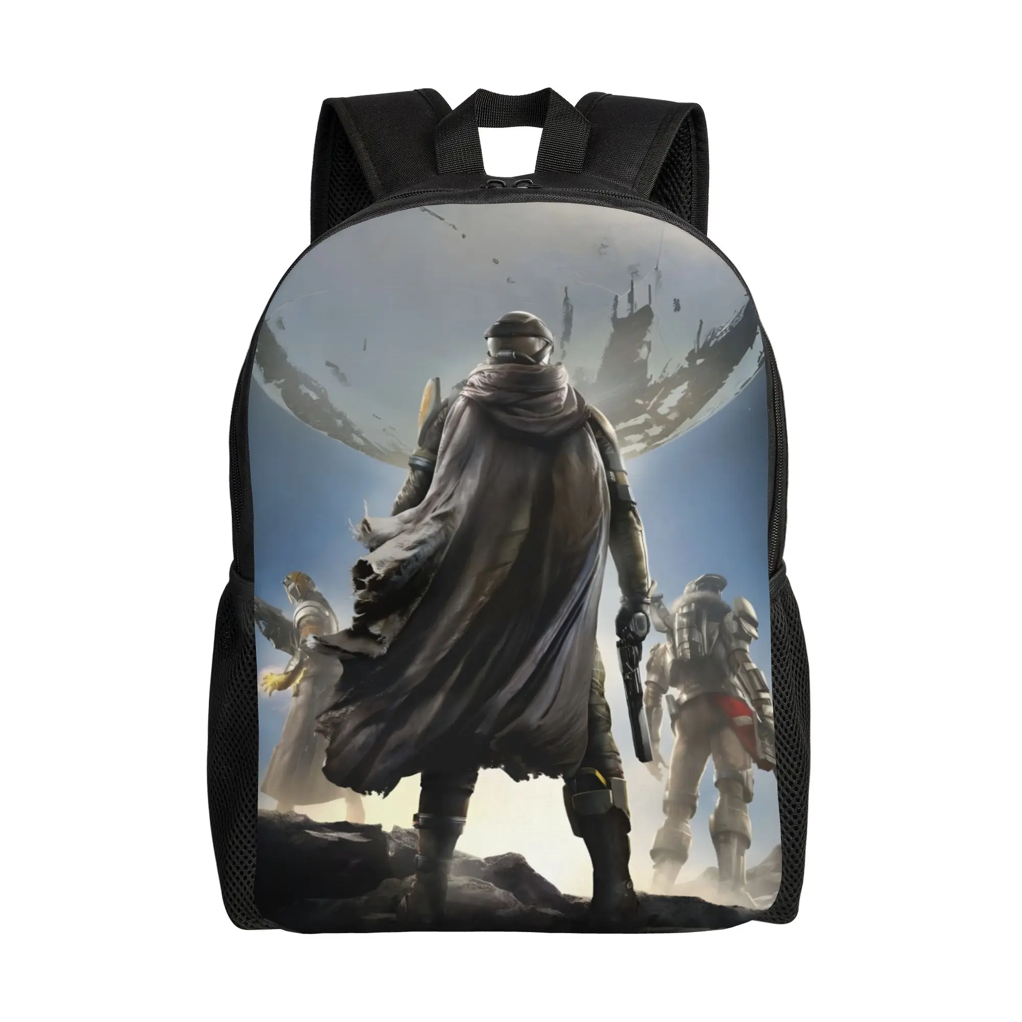1Piece Space Warrior New School Year Storage Bag Destinies Sci-Fi Game Fan Office Staff   Backpack