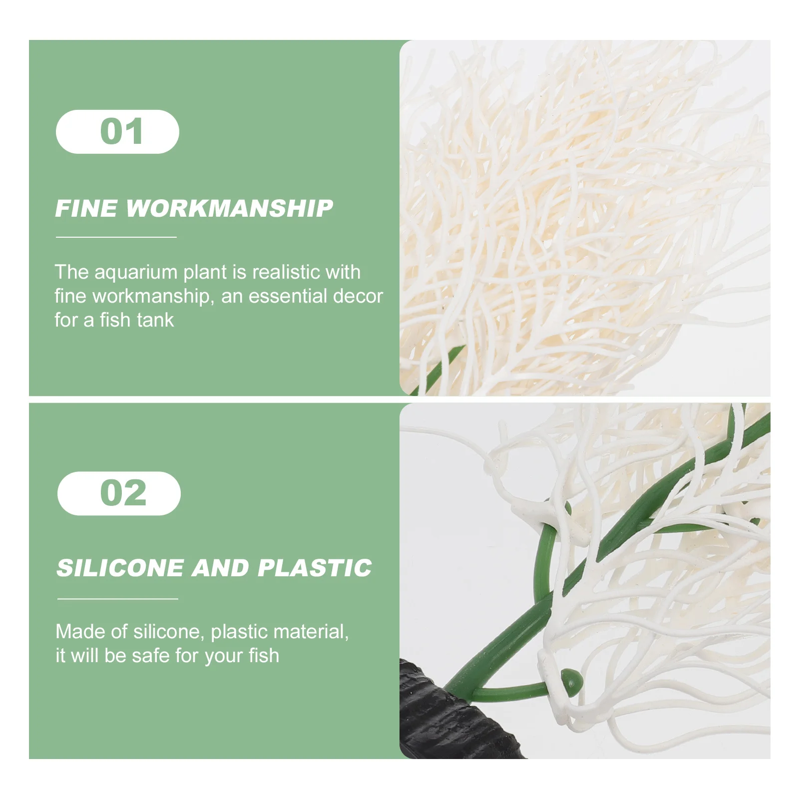 

Lifelike Aquarium Hornwort Decor Realistic Fish Tank Plant Adornment Natural Looking Aquarium Plants for Tank Landscape Design