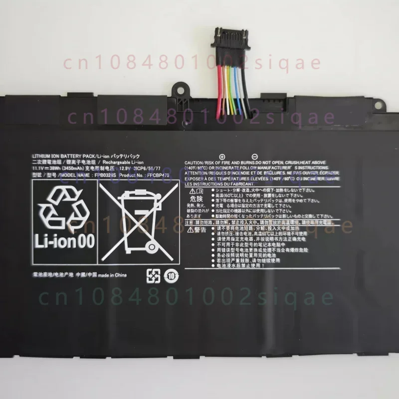 11.1V 38Wh 3420mAh Model FPB0349S FPB0326S FPCBP479 battery For Fujitsu Stylistic Q616 Q665 Q738 Q739 laptop