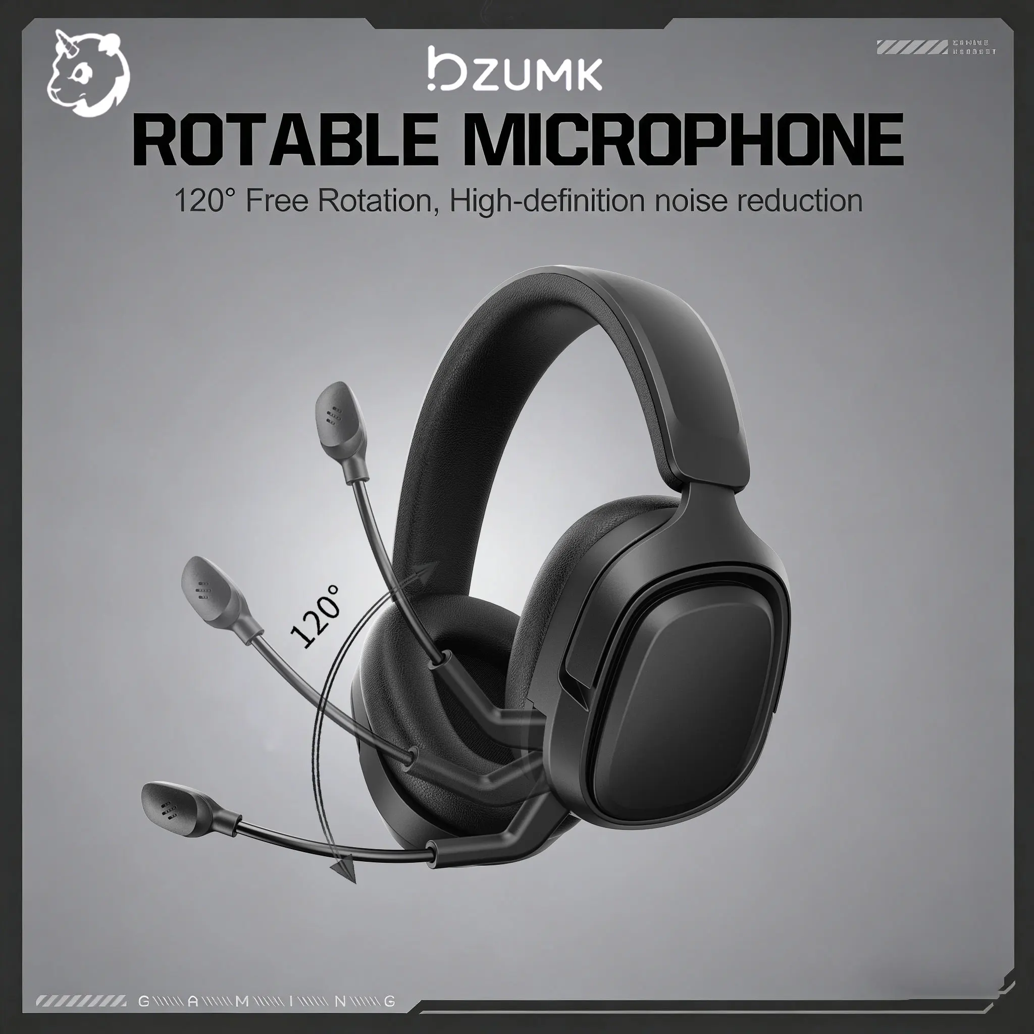 GT808 Gaming Earphones are lightweight and cool wireless stereo gaming headphones suitable for laptops and desktops