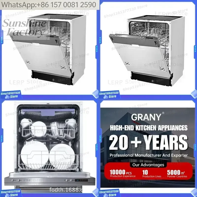 Foreign Trade Export Embedded Dishwasher Household Multi-Functional Built-In Cabinet Dedicated Mechanical