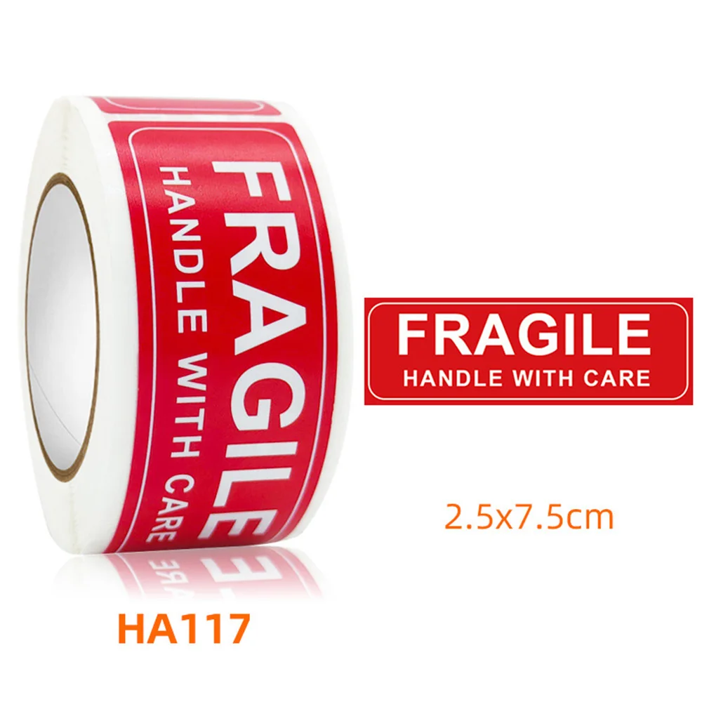 1Roll Fragile Sticker Label Safety Adhesive DIY Sticker Goods Package Accessories