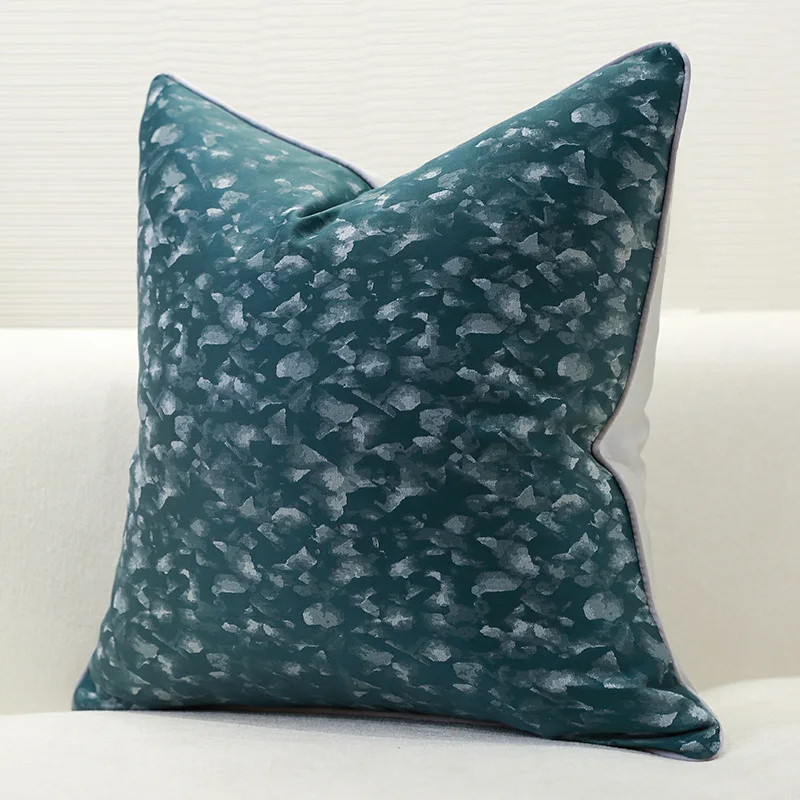 Modern Minimalist Light Luxury Pillowcase Hotel Fashion Single Sided Printing Cushion Cover