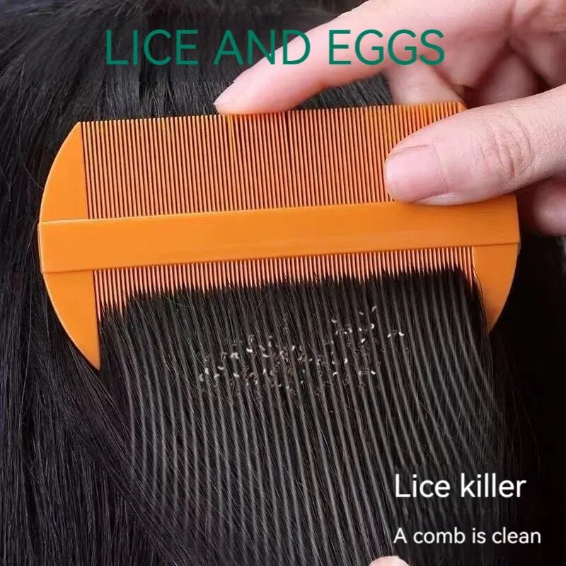 Encrypted Teeth To Remove Head Lice Fine Teeth Bamboo Dense Comb Children Shaving Dandruff Old-fashioned Lice Comb