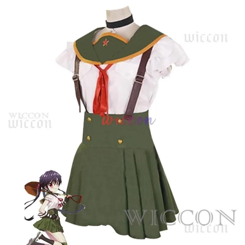 NewKurumi Gakkou Gurashi! -Live! Kurumi Ebisuzawa Costume Full Set Custom Made School Uniform Cosplay Halloween2025