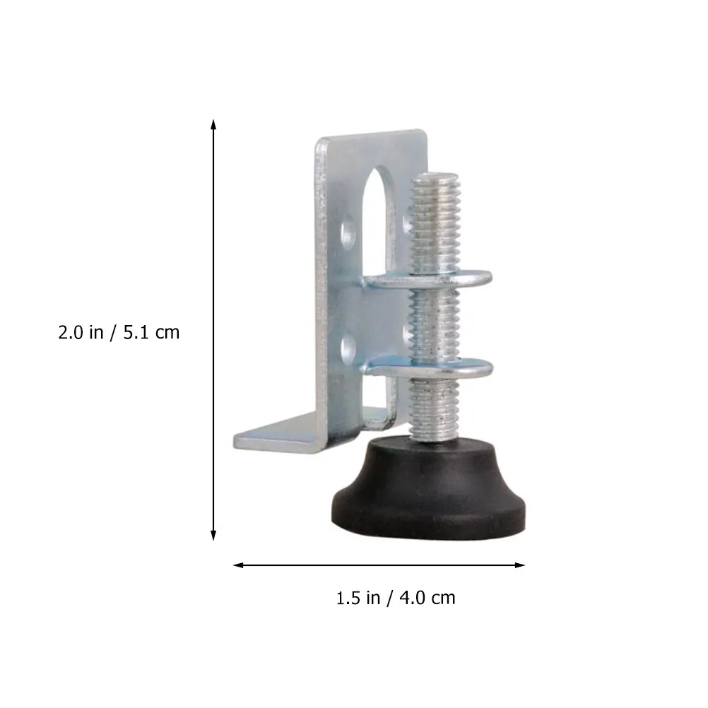 4Pcs Heavy Duty Adjustable Leveling Feet for Furniture Carbon Steel with Nylon Tip Rustproof Wardrobe Cabinet Dresser Leveler