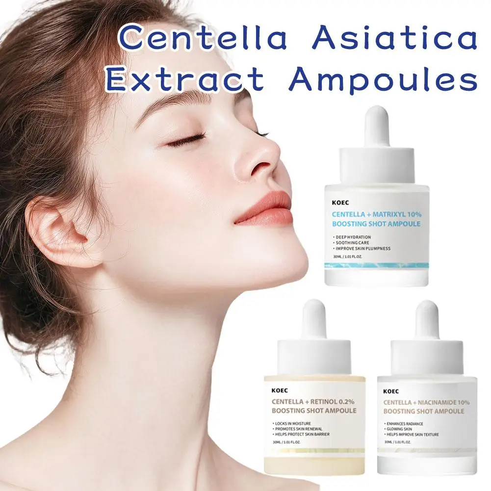 Korea KOEC Madagascar Centella Boosting Shot Ampoule Essence Matrixyl 10%&Retinol 2% Lifting&Firming Essence Original Skin Care