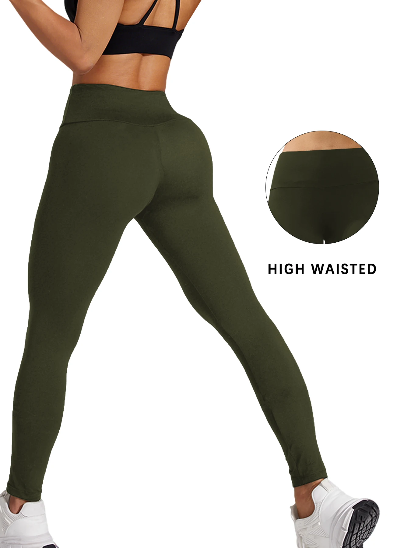 Women's Super Soft High Waisted Leggings, Perfect for Workout Yoga Running and Comfortable Casual