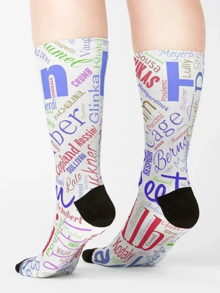 Composers Socks cartoon ankle halloween golf Socks Men Women's