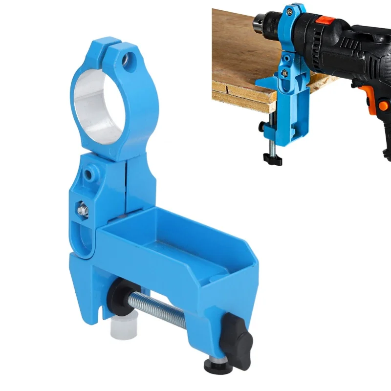 Aluminium Alloy Electric Drill Fixing Holder Universal 360 Degree Rotating Electric Grinder Stand