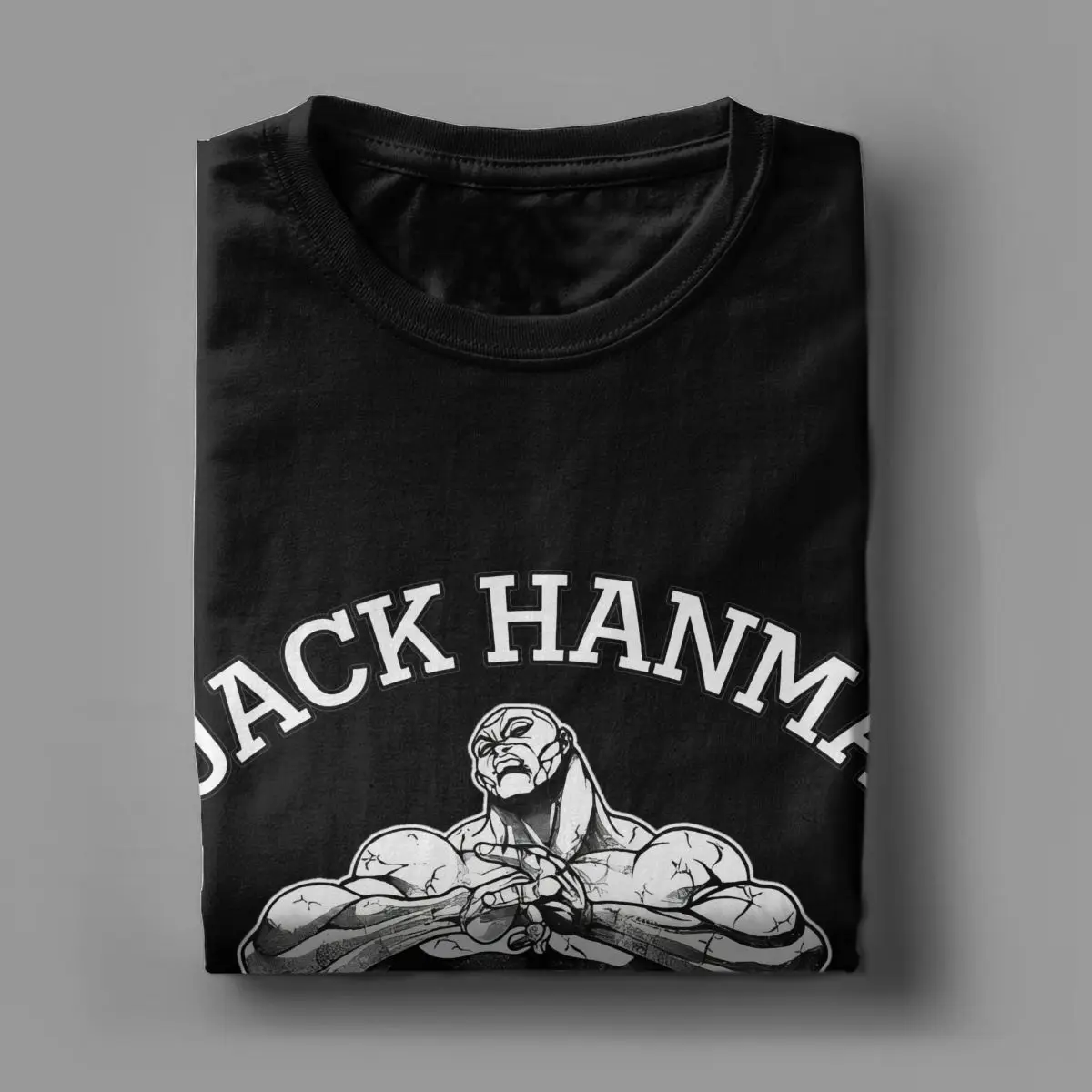 Baki The Grappler Jack Hanma Gyms T Shirt Men Women 100% Cotton Vintage T-Shirts Aesthetic Arts Anime Tee Shirt Tops Plus Size