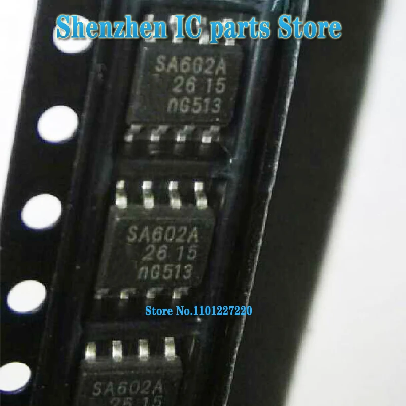 10pcs/lot NE602A NE602 SA602 SOP-8 In Stock