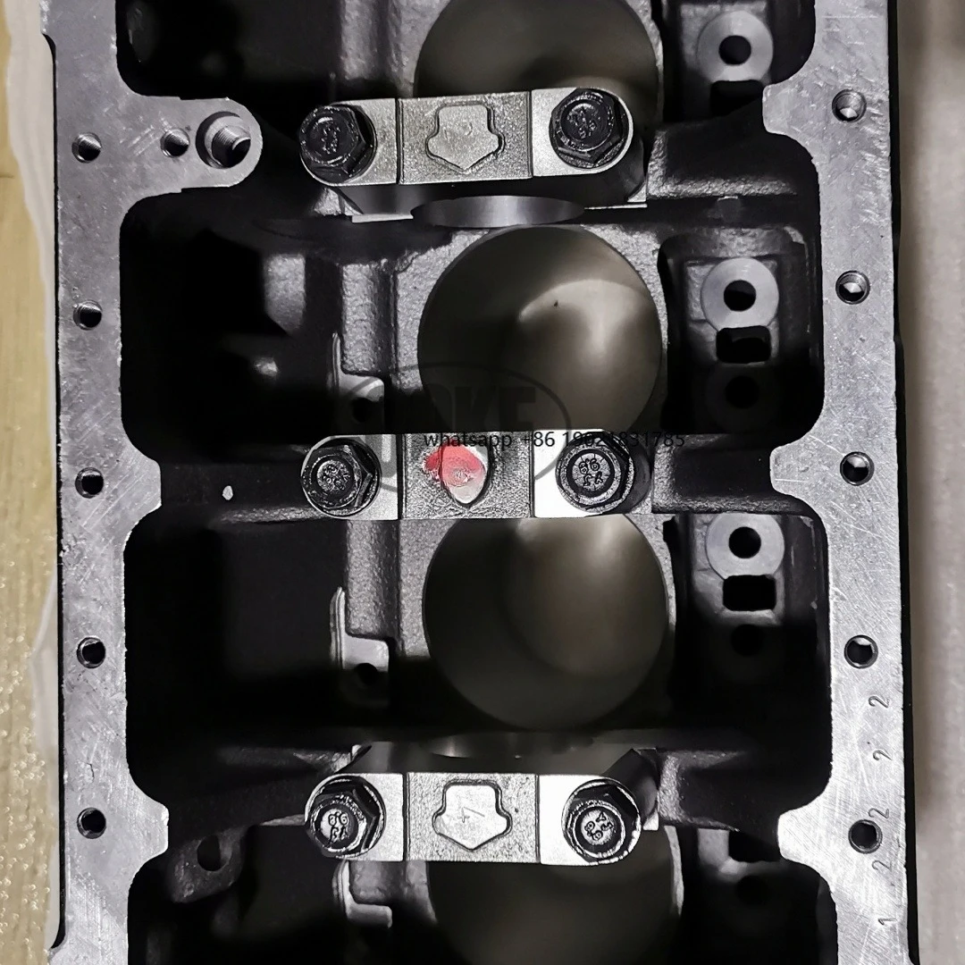 Original Engine Block KD488A 3-Cylinder Cylinder Block for KIPOR KD488A Engine Loader Excavator Tractor
