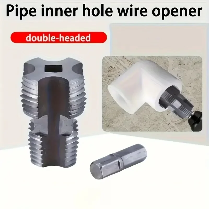 1-pcs-4-pontos-6-pontos-cabeca-dupla-tubo-de-agua-abridor-de-buraco-interno-broca-eletrica-hexagonal-universal-tubo-de-agua-opene-ferramenta-de-rosqueamento