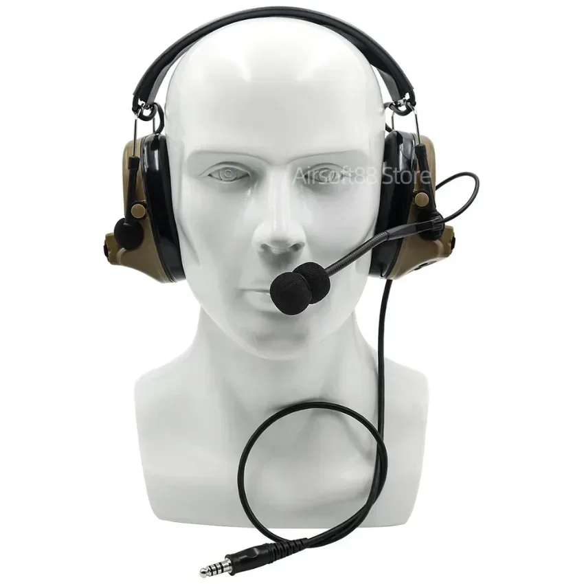 TacticalCII fone de ouvido esportes ao ar livre caça militar tacticalc2 fone de ouvido com cancelamento de ruído proteção auditiva earmuffs