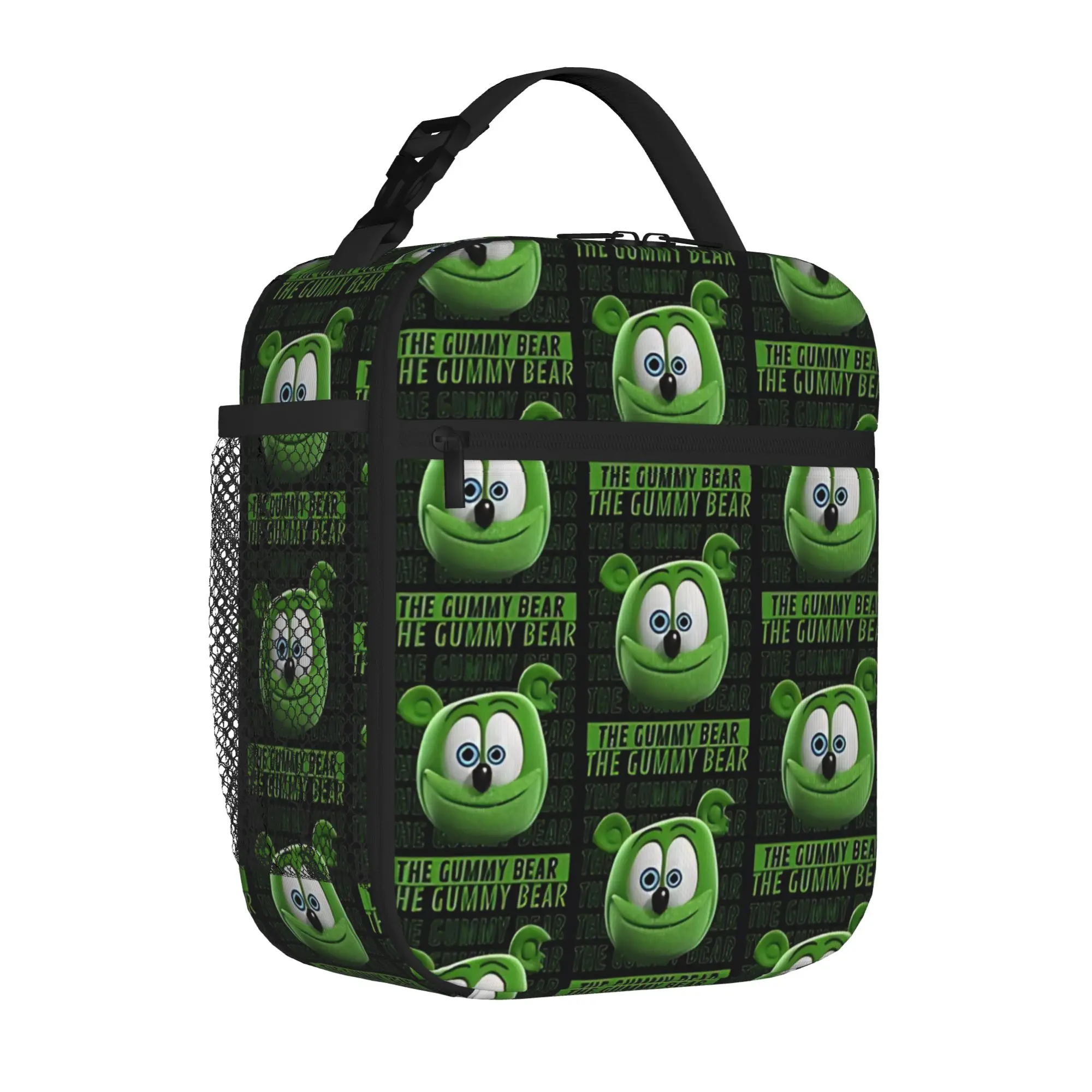 1 Piece Portable Lunch Container Bright Candy Animal Toy Zipper Closure Durable Pocket Gummy Bear For Lunch Box Bag