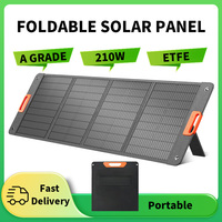 Foldable 210W Portable Solar Panel 200W Solar Battery Charger Waterproof IP68 Outdoor Emergency Backup Power for Powerstation et