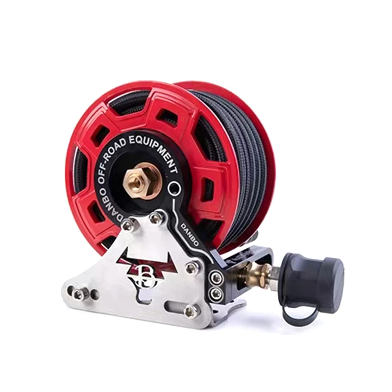 

Pneumatic Hose Reel Stainless Steel Bracket & Aluminum Main Body Universal Parts for Tire Inflation & High-Pressure Car Wash