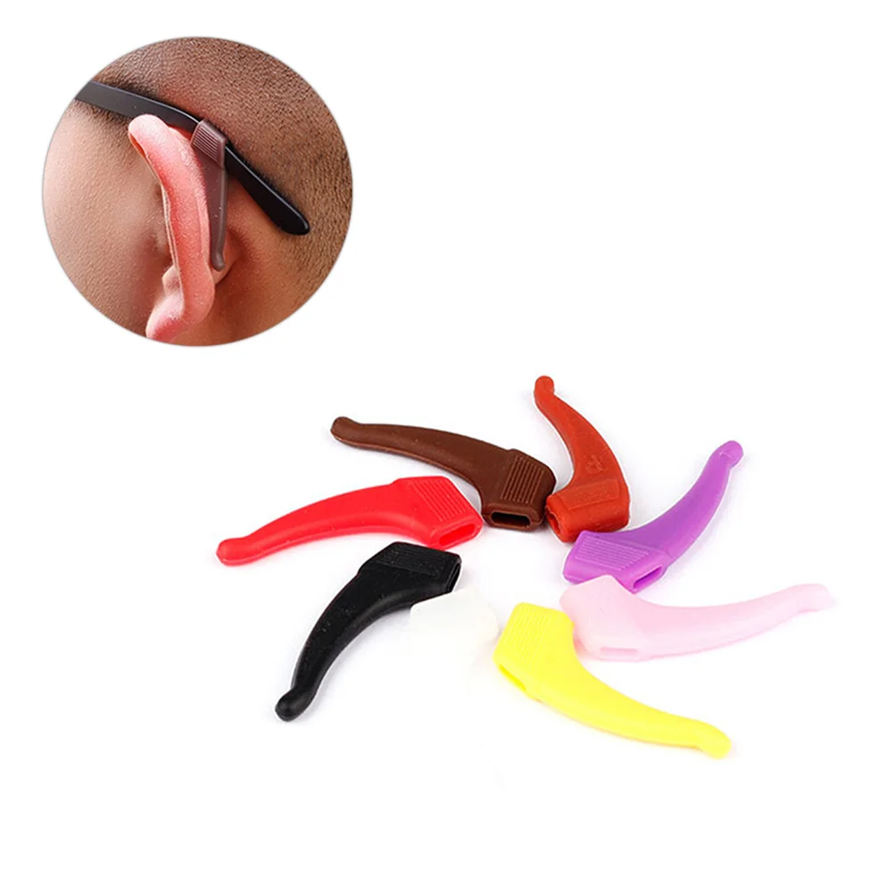 24 Pair Silicone Eyeglasses Anti-slip Cover Practical Eyeglasses Anti-lost Tool Non-slip Eyeglasses Fixed Ear Grips Silicone Gla