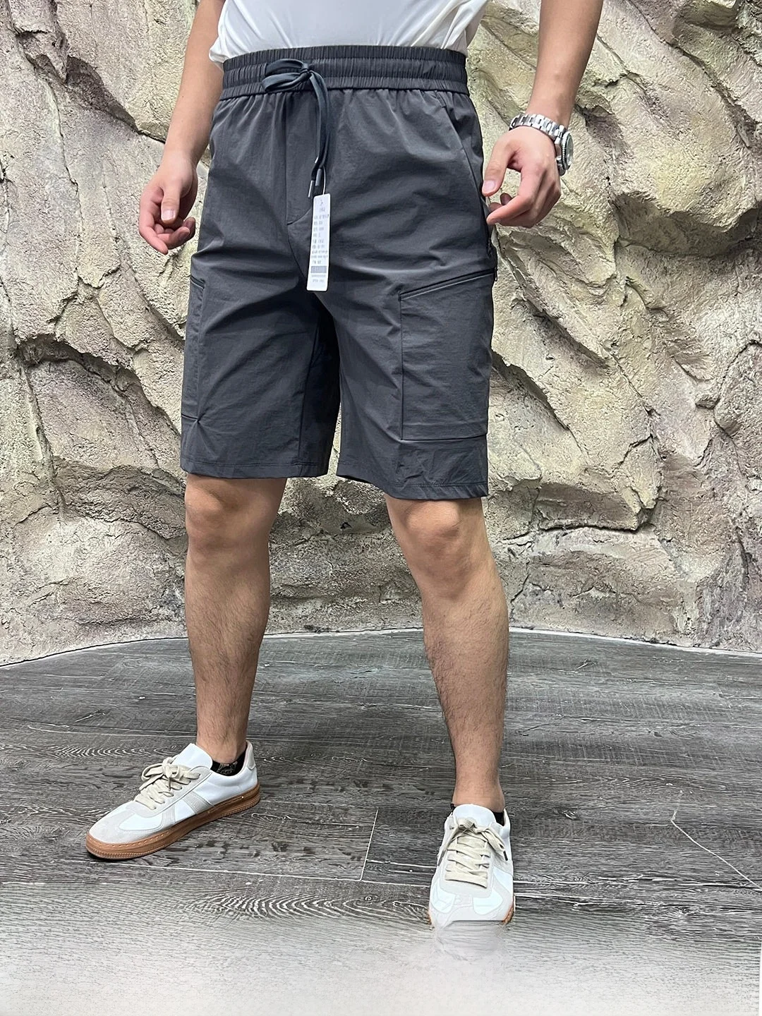Outdoor Men's Quick Dry Shorts 3D Tailoring Mountain Series Waterproof Windproof Cold Sensation Technology Summer Fashionable